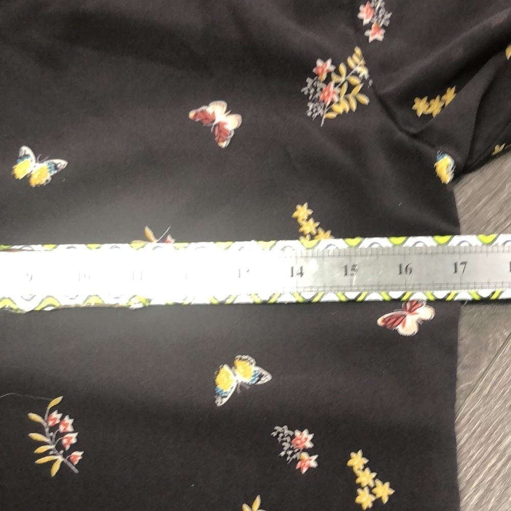 Suzy Shier Floral Print Dress with Sheer Sleeve Detail, Size X small - Picture 12 of 14